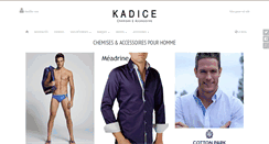 Desktop Screenshot of kadice.fr